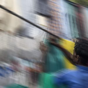 Hommage à Gerhard Richter - Blanchisseurs de Mumbai